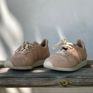 Dusty Rose Vegan Leather Trainers